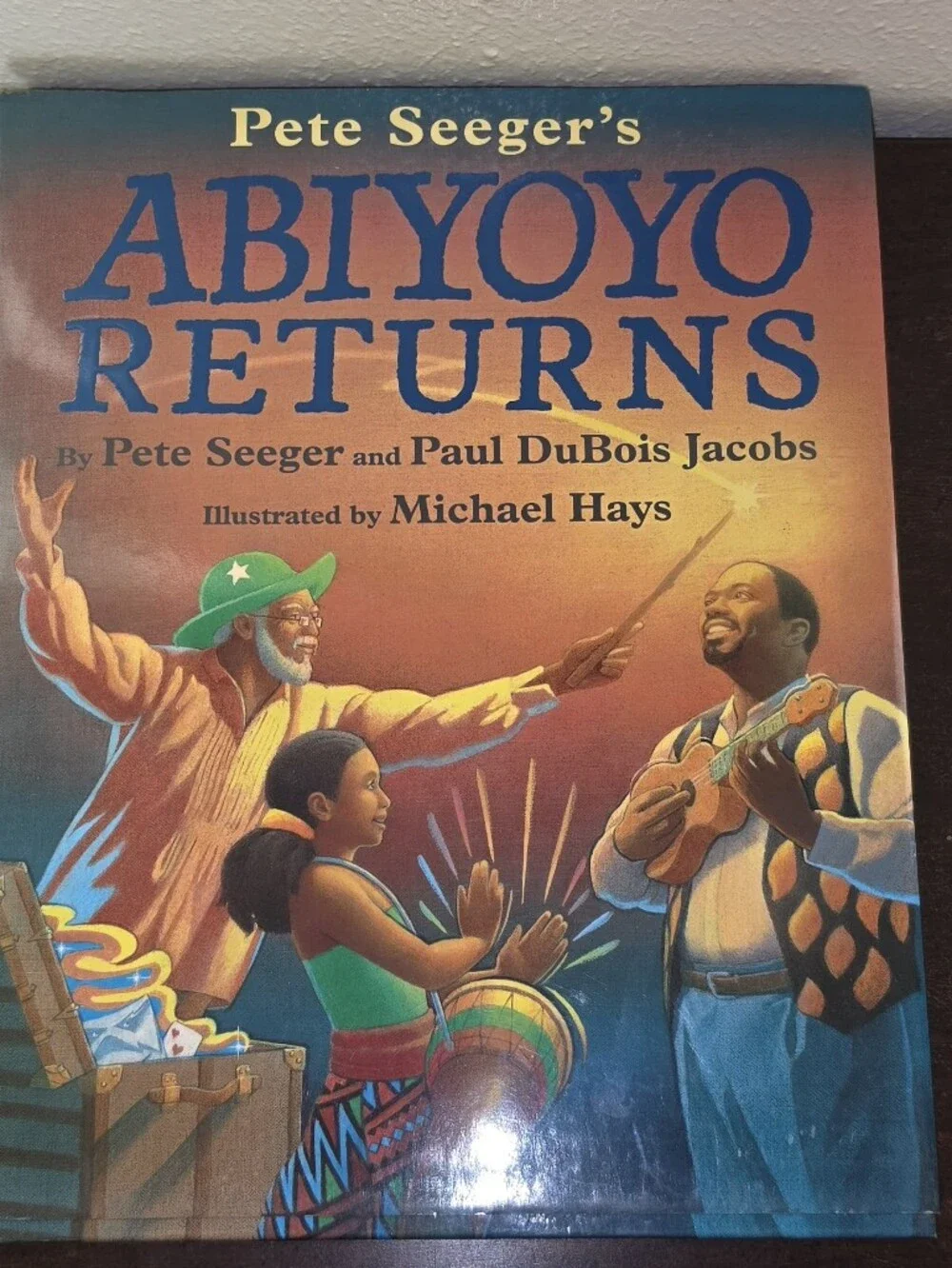 ABiyoyo Returns - Colorful Blue Hardcover Children's Book